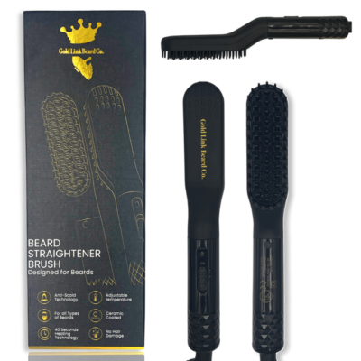 beautiful Beard straightener brush for beard growth