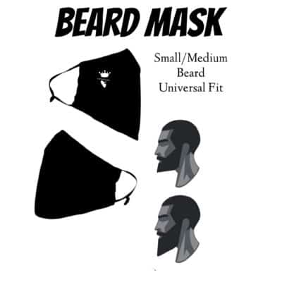 beautiful mask for small and medium beard